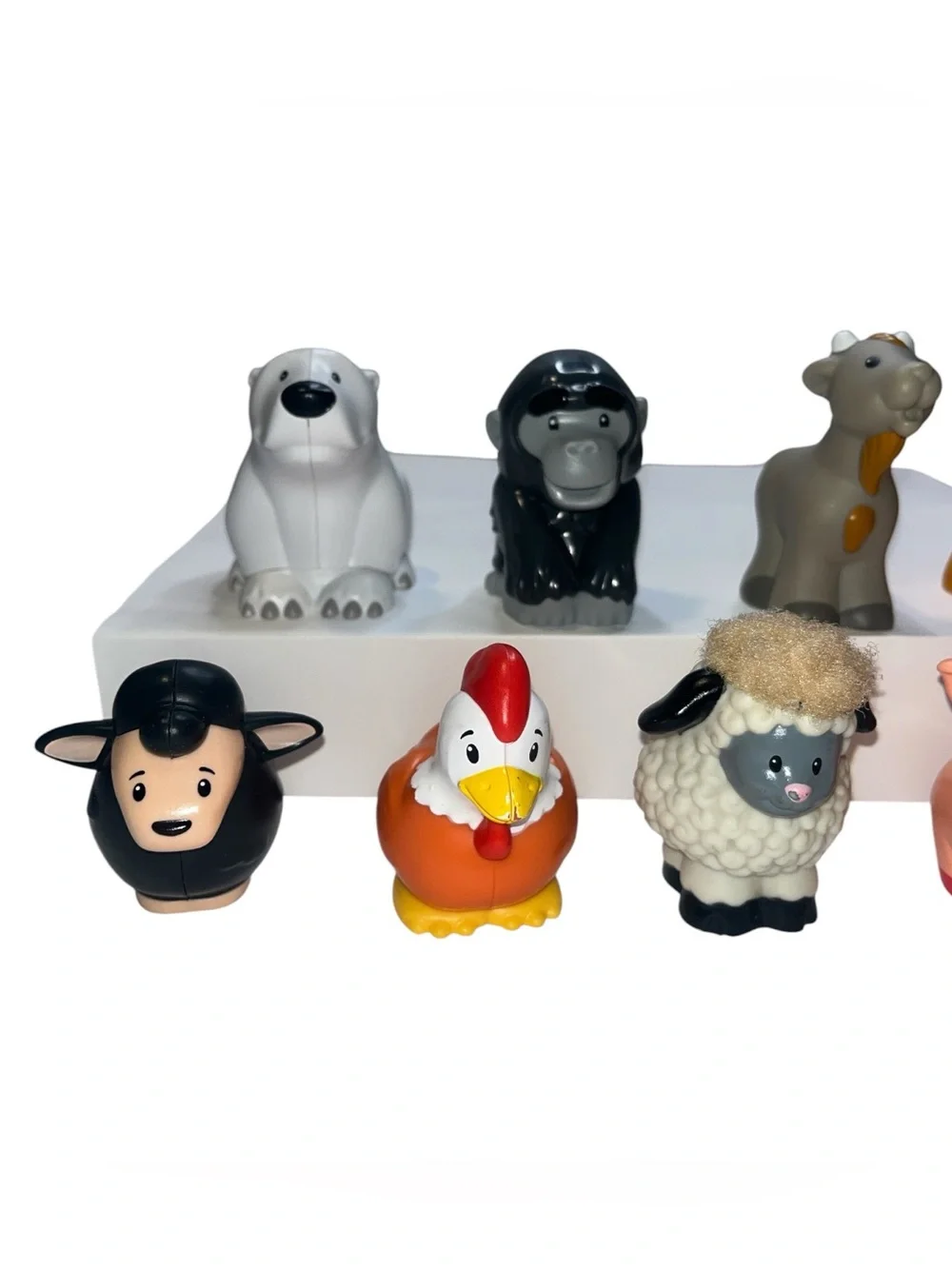 Fisher Price Little People Farm Zoo Animal Figures Lot of 9 Preowned
